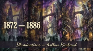 Vision hallucinée de villes futures impossibles, illustration des Illuminations d'Arthur Rimbaud
